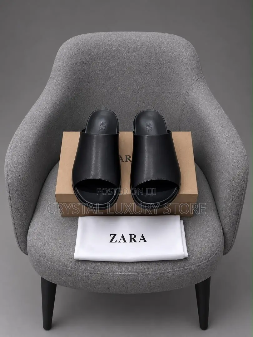 Zara Quality Luxury Men Genuine Leather Pams