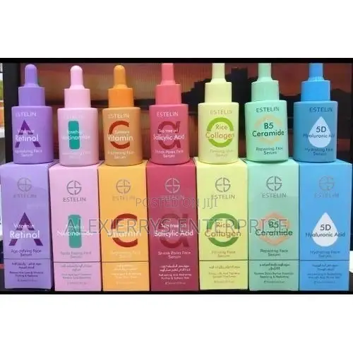 Estelin Face Serums – Retinol, Vitamin C, Niacinamide & More