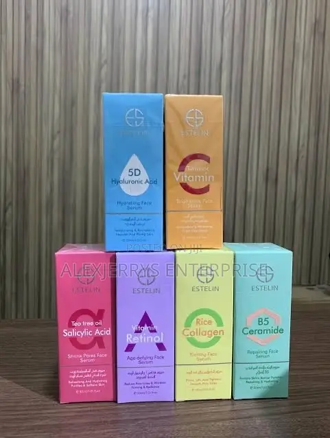 Estelin Face Serums – Retinol, Vitamin C, Niacinamide & More