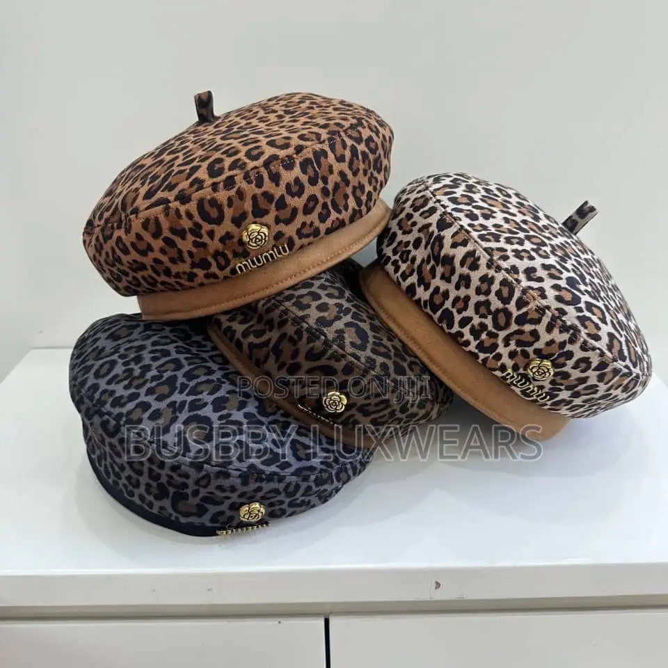 Leopard Skin Beret