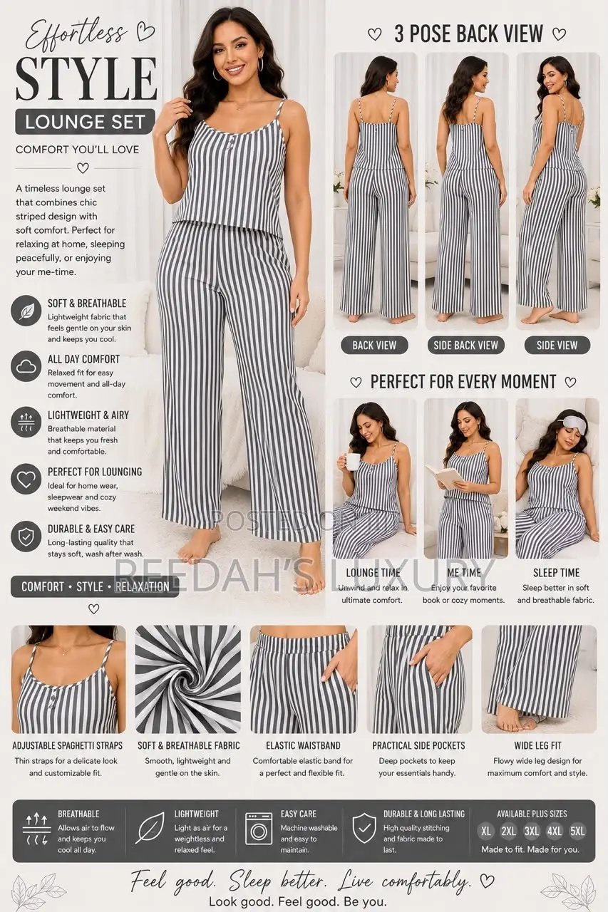 Stripped Lounge Set