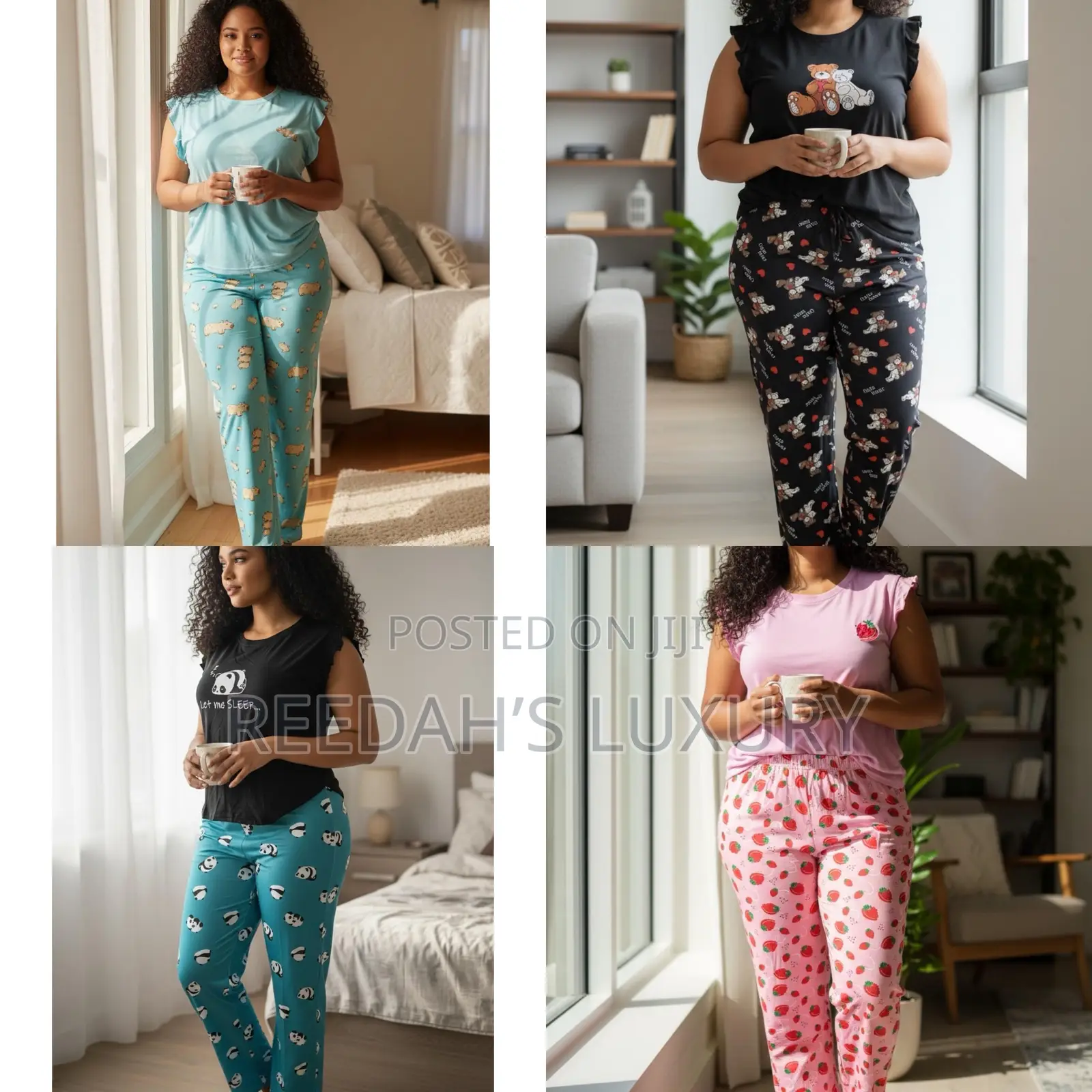 Strawberry Ruffled Loungewear