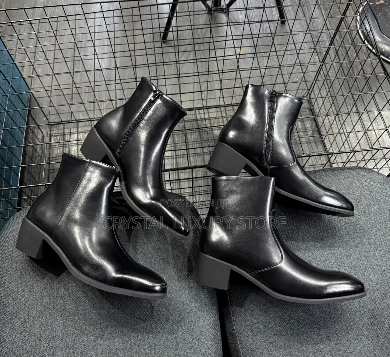 FDCP Quality Luxury Men Genuine Leather Boots
