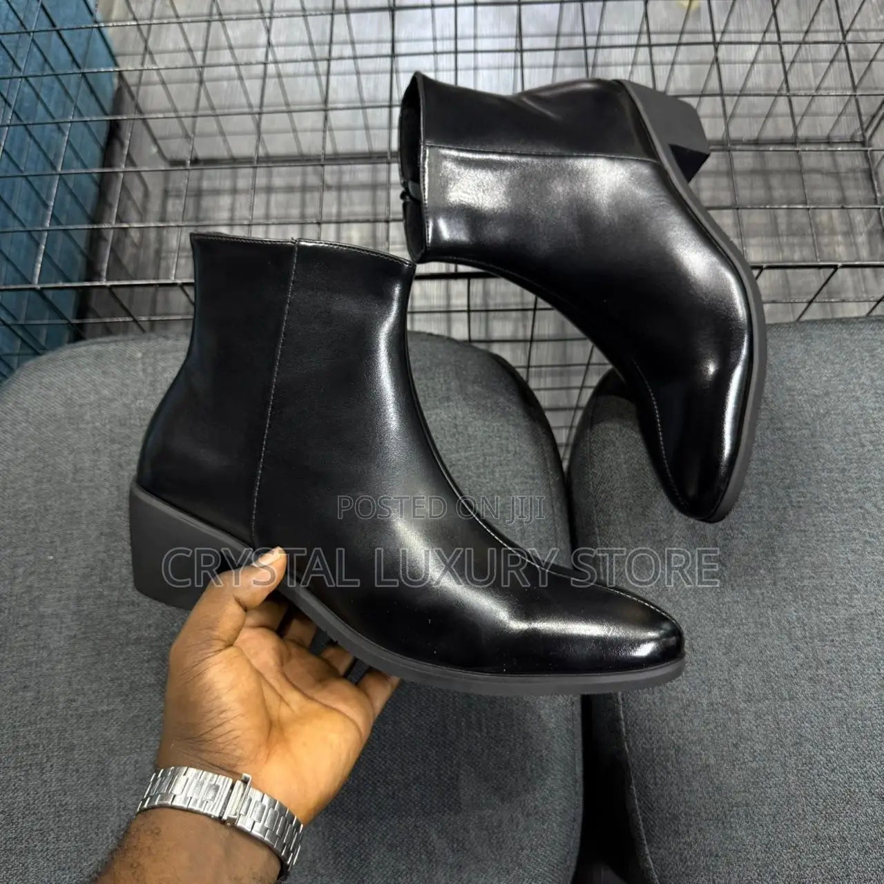 FDCP Quality Luxury Men Genuine Leather Boots