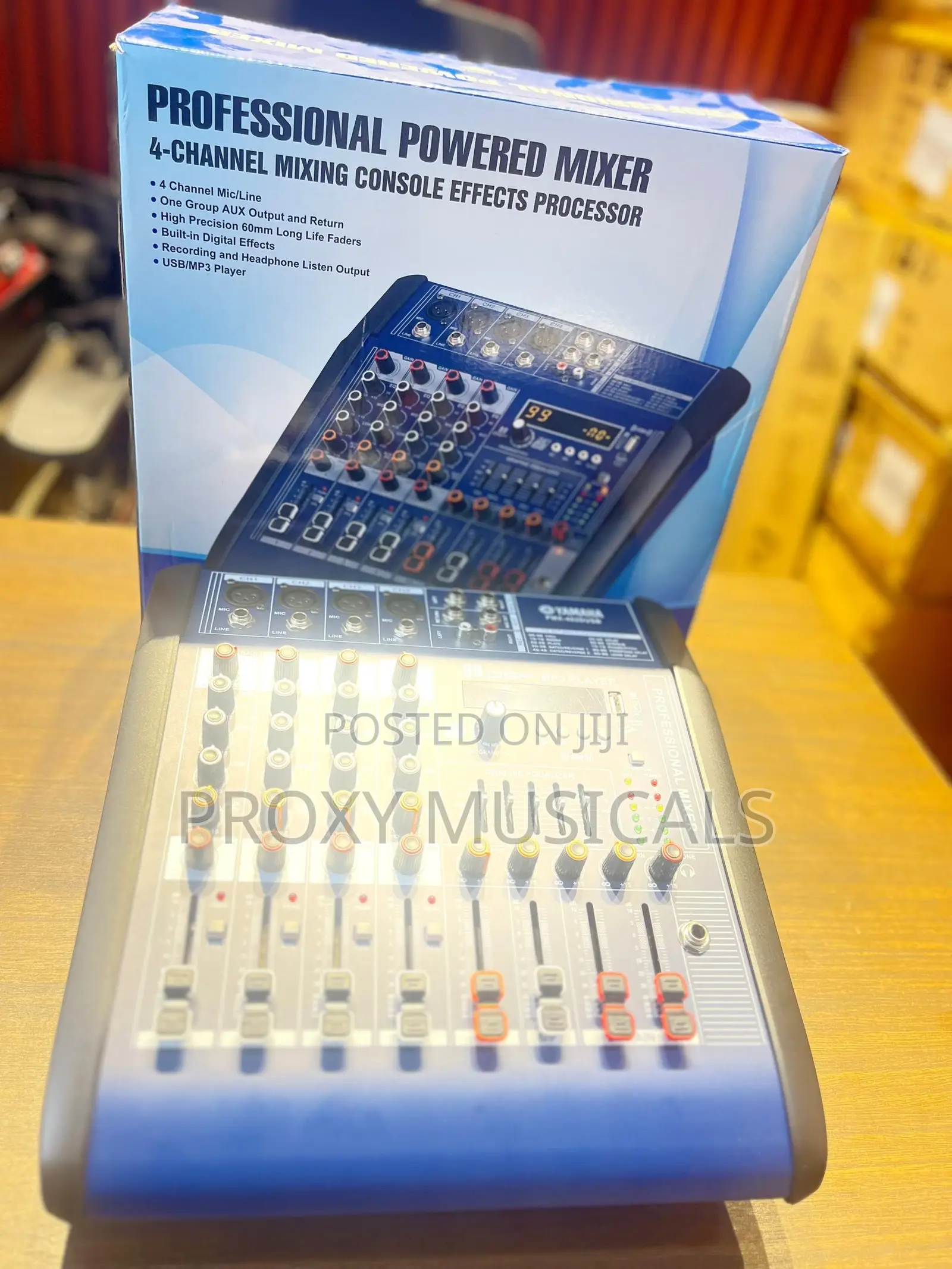 Yamaha 4-Channel Powered Audio Mixer