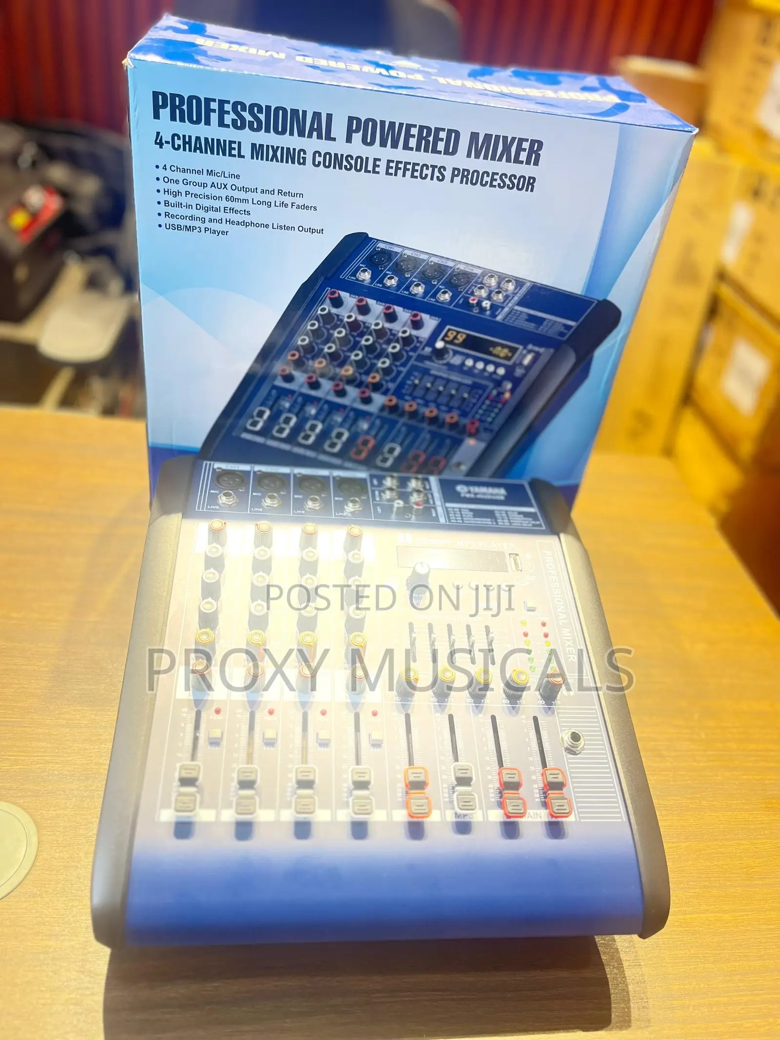 Yamaha 4-Channel Powered Audio Mixer