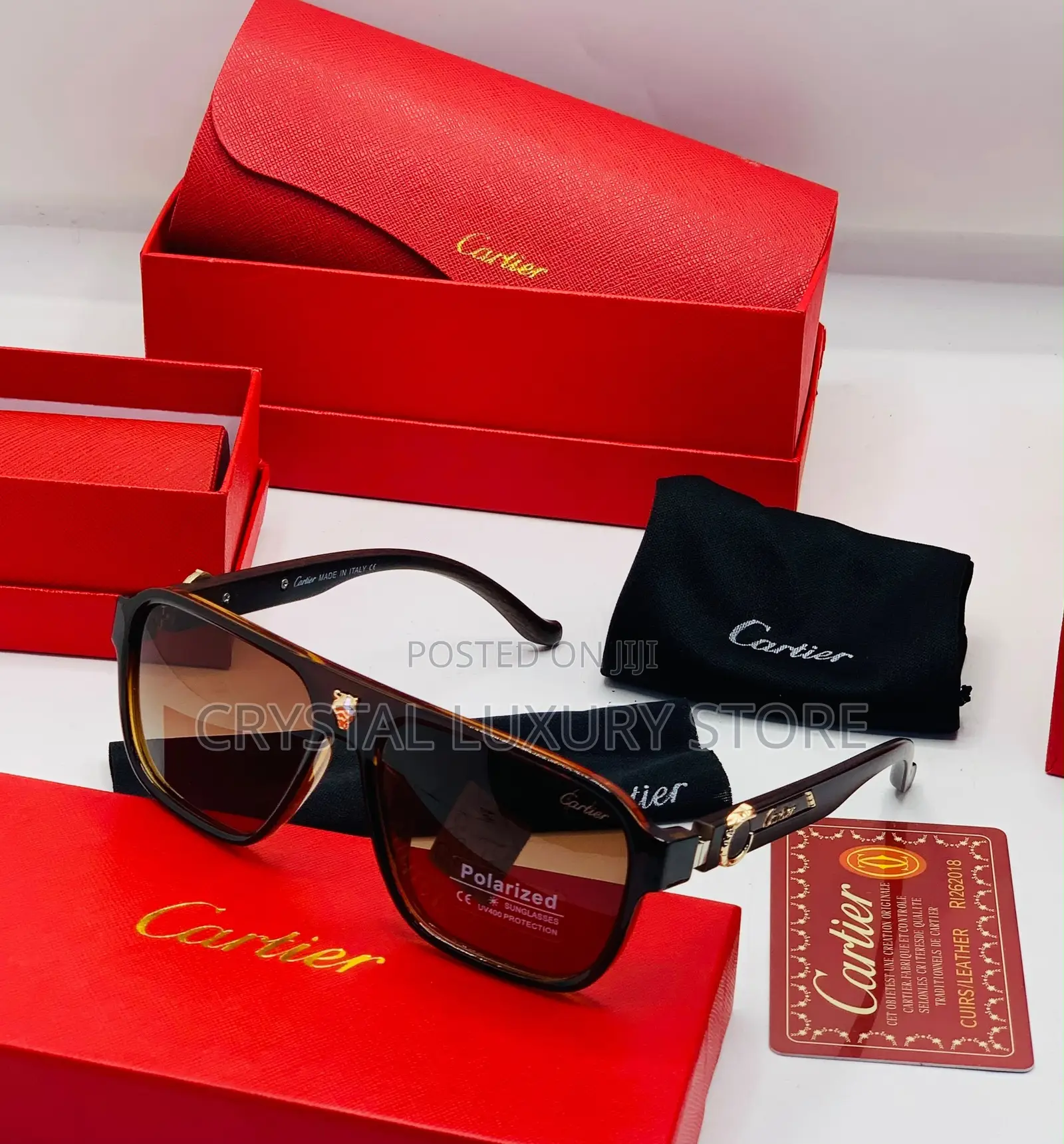 Cartier Quality Luxury Men Sunglasses