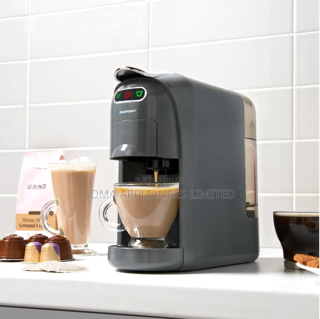 Nespresso, Dolce Gusto, Ese, Ground Coffee, 4-in-1 Pod Coffee Machine
