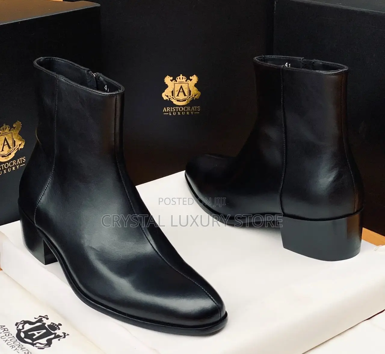 Aristocrat Quality Luxury Men Genuine Leather Boots