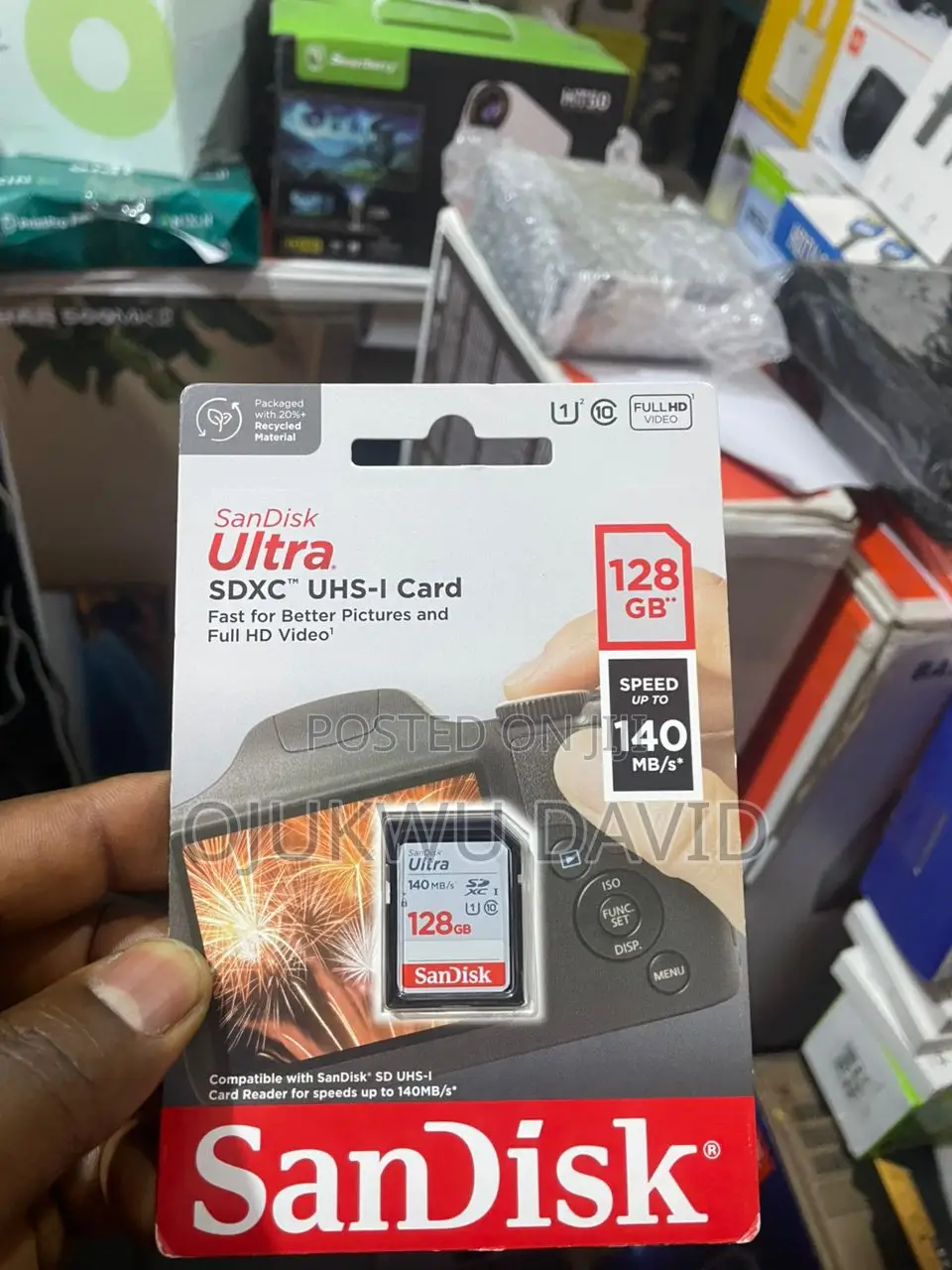 Sandisk Ultra SDXC Memory Card 128gb