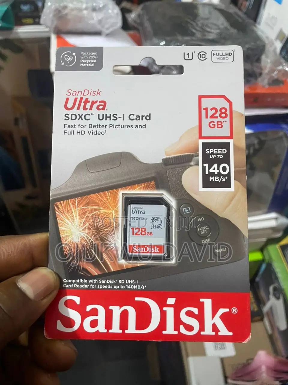 Sandisk Ultra SDXC Memory Card 128gb