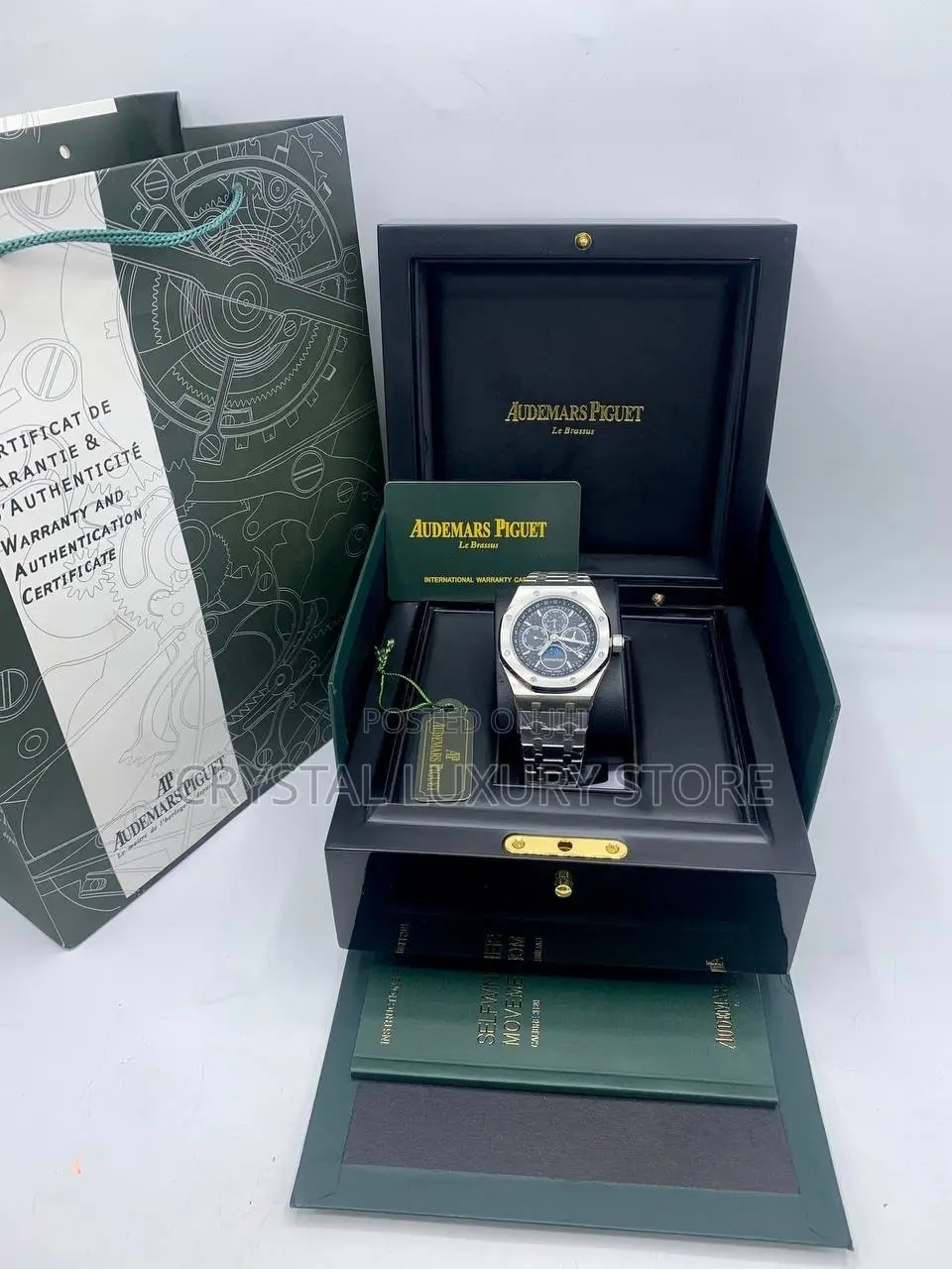 Audemars Piguet Quality Luxury Men Automatic Engine Wristwatch