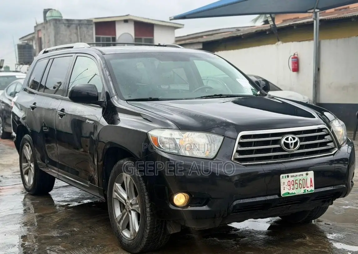 Toyota Highlander Sport 2008 Black