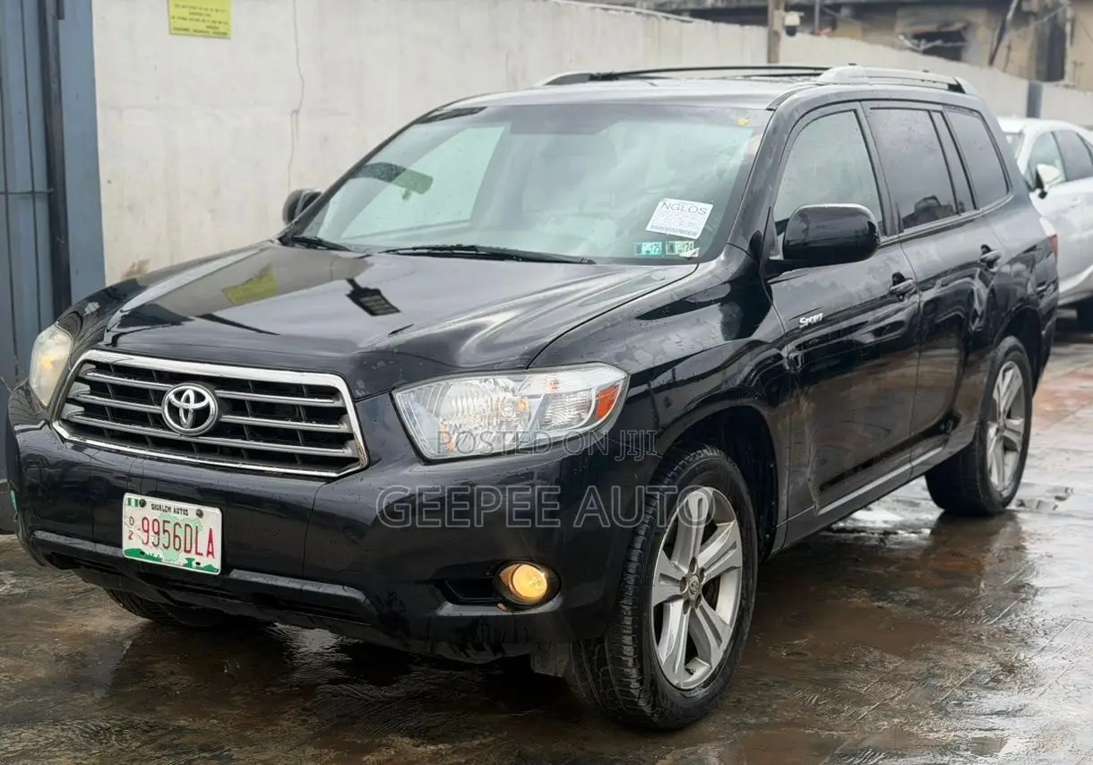 Toyota Highlander Sport 2008 Black