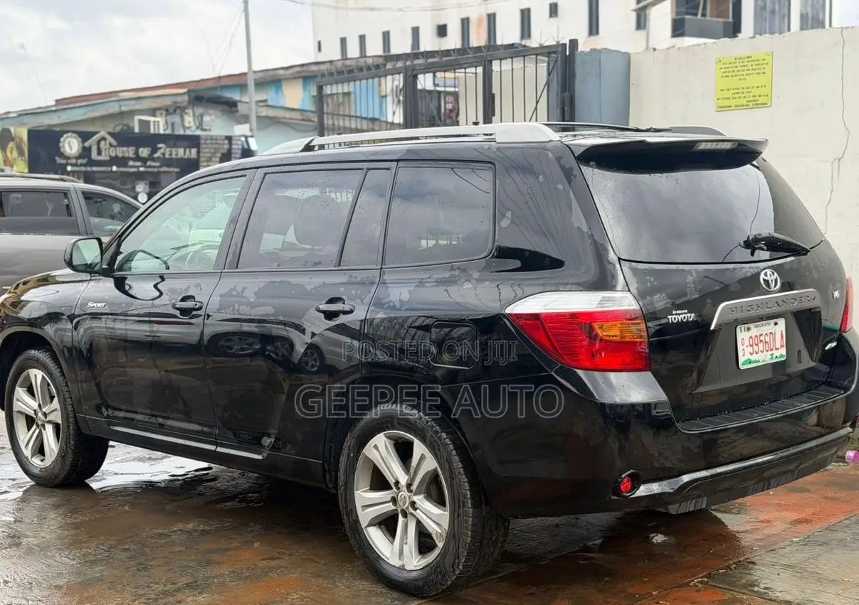 Toyota Highlander Sport 2008 Black