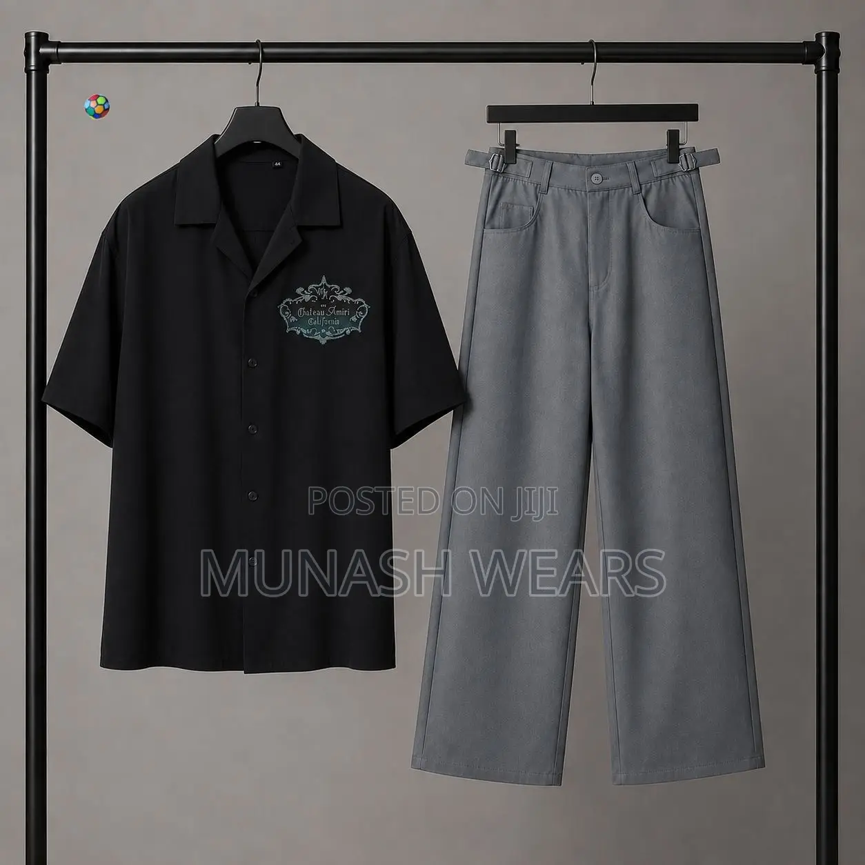 Amiri Black Shirt X Pant