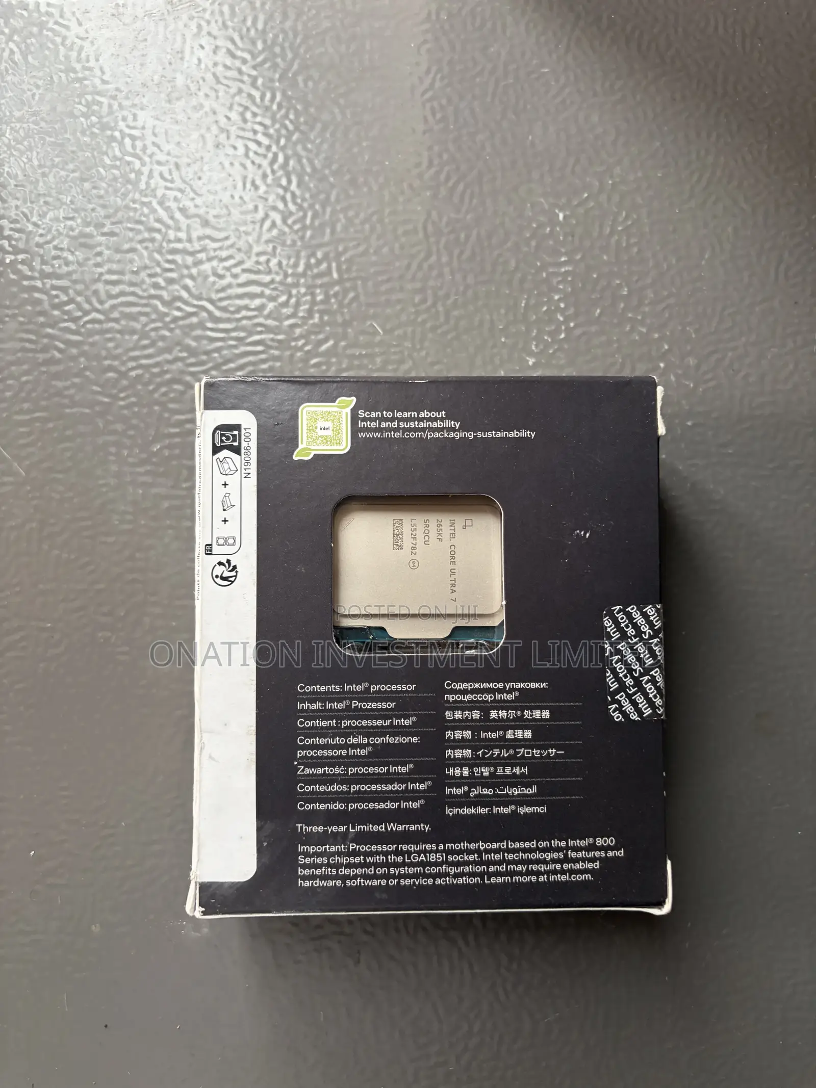 Intel Core Ultra 7 265KF Desktop Processor – Unlocked LGA1851 CPU