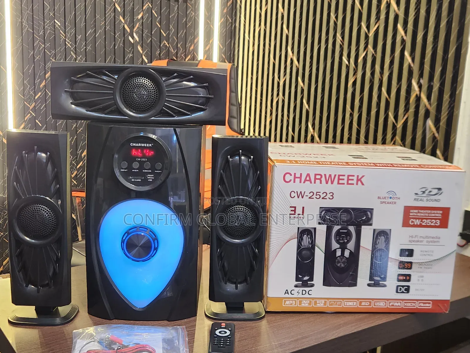 Charweek 3.1 Channel Home Theater With Bluetooth