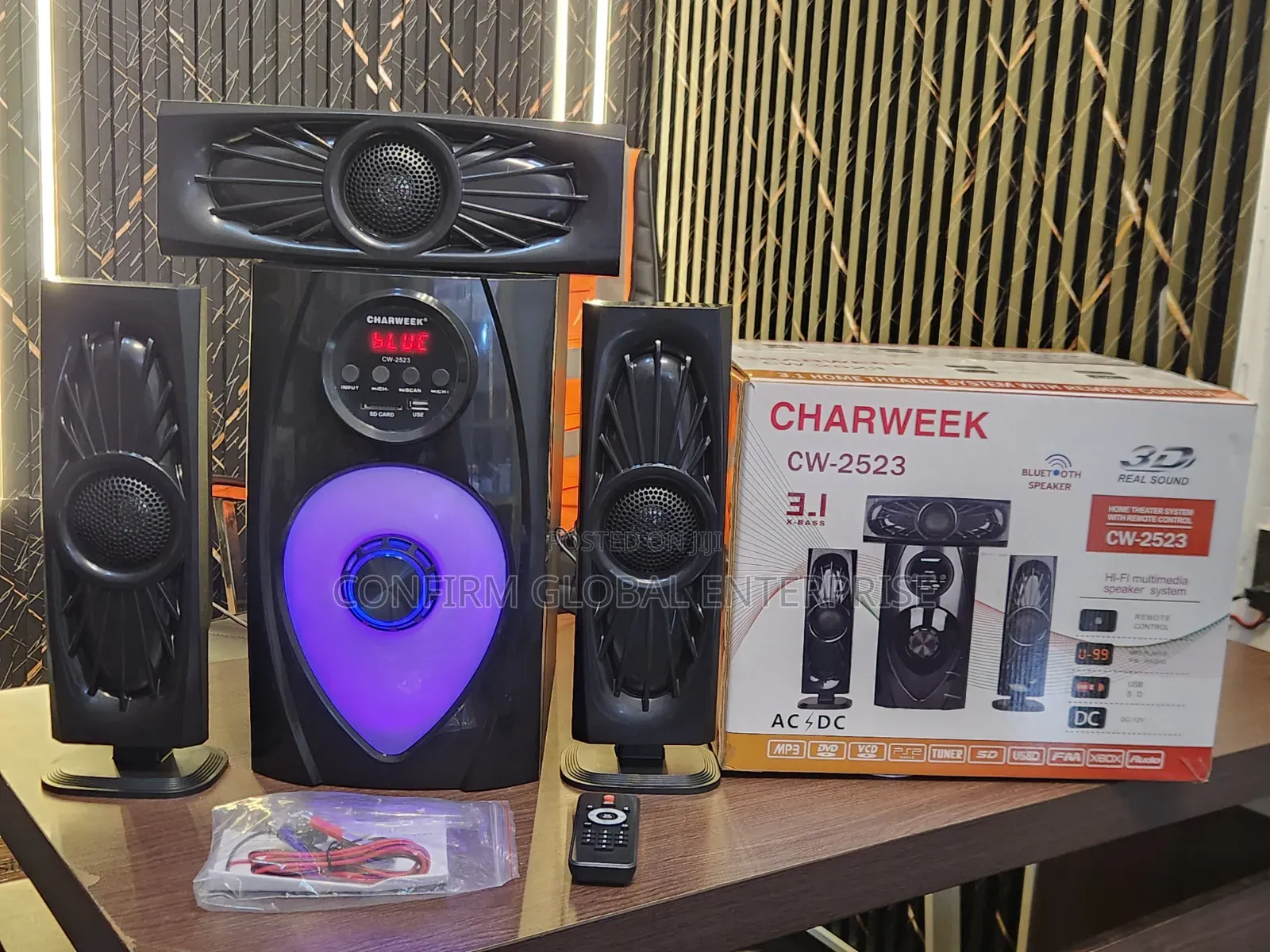 Charweek 3.1 Channel Home Theater With Bluetooth