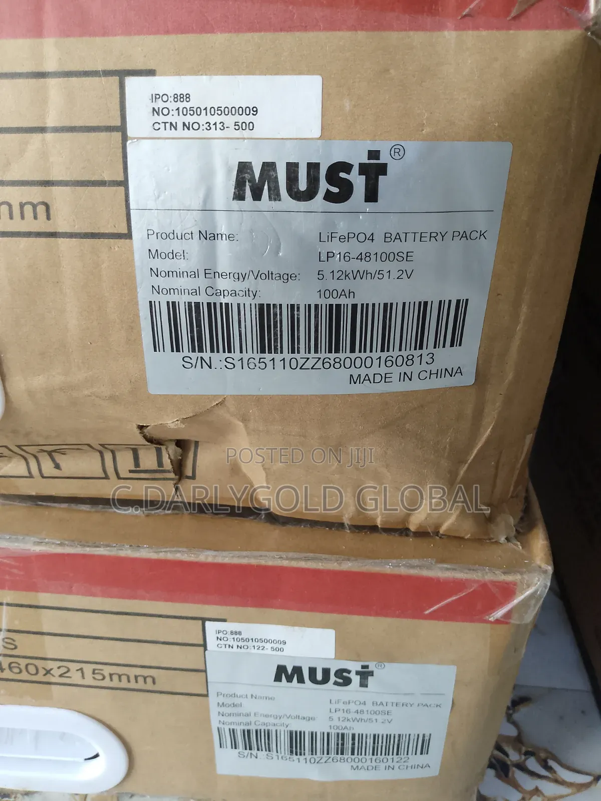 Must 5kwh 48volts Lithium Ion Battery