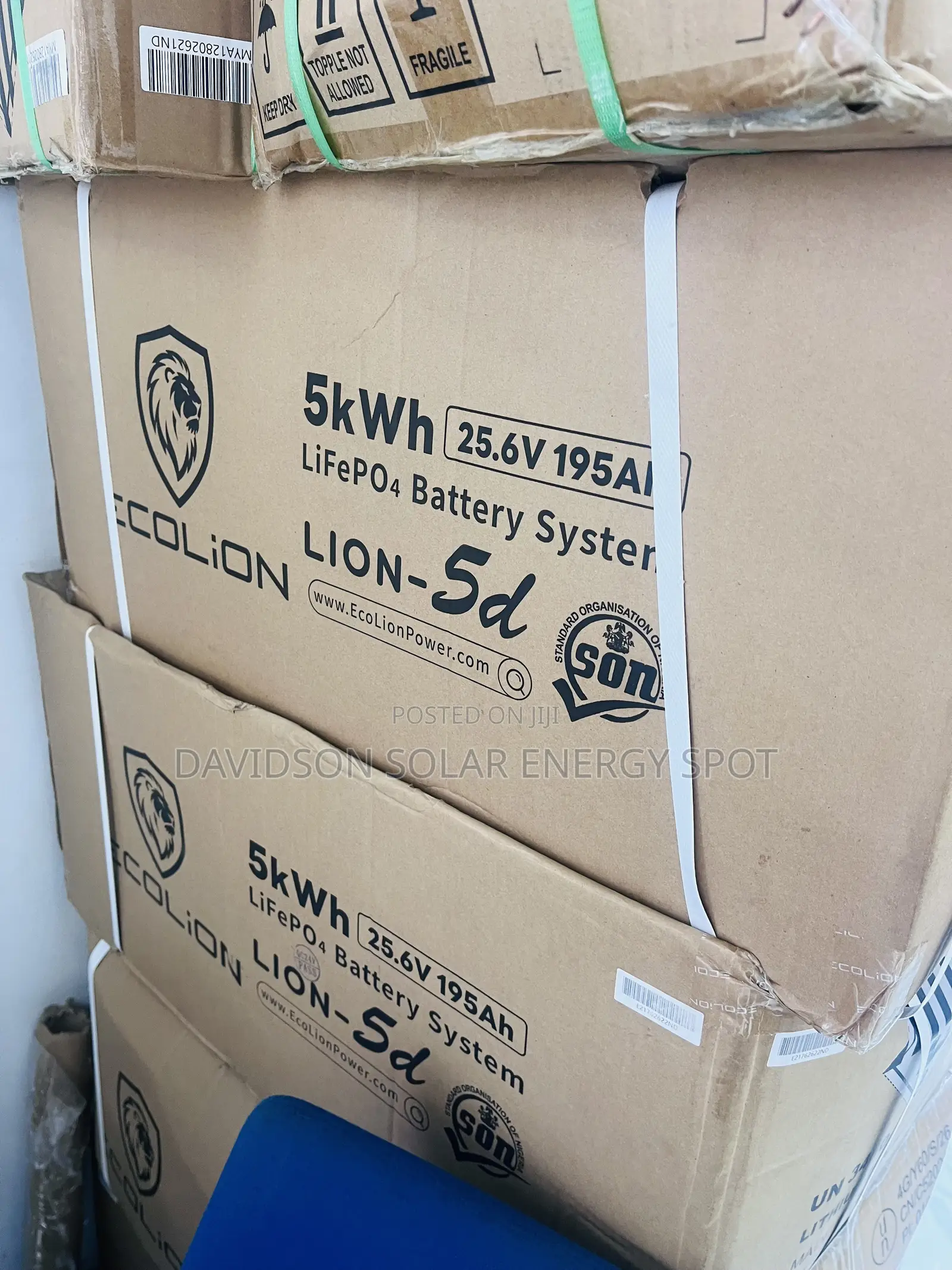 5kwh 24v Ecolion Solar Lithium Ion Battery