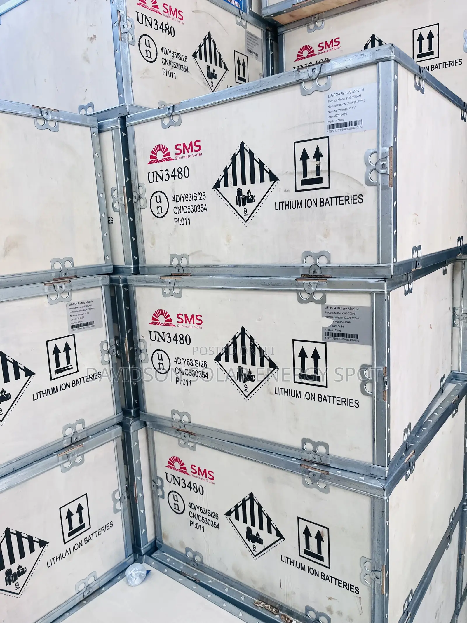 5kwh 24v SMS Solar Lithium Ion Battery