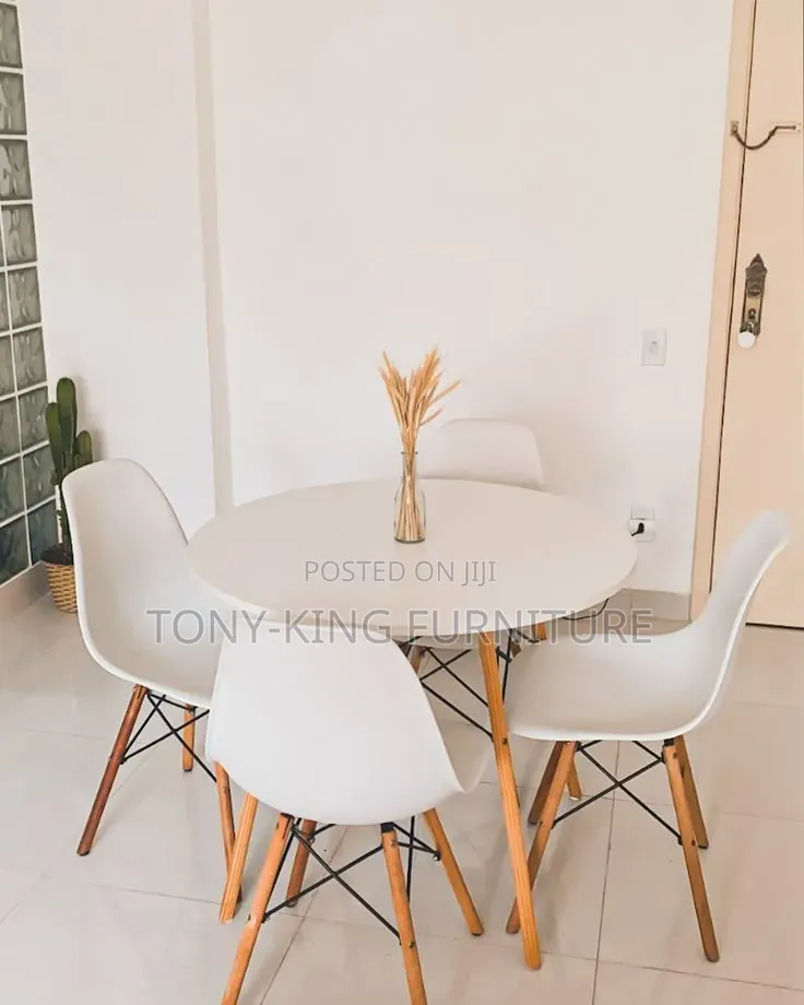 Mine Restaurant/Kitchen/Dining Wooden Top Table With 4-Chair
