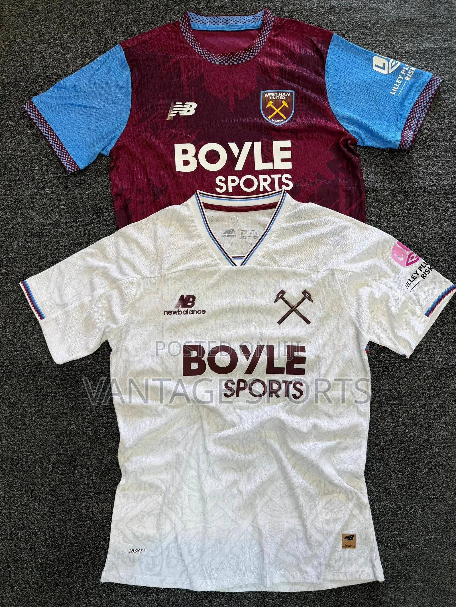 West Ham United Jersey 2026/27 – Home & Away Player Version
