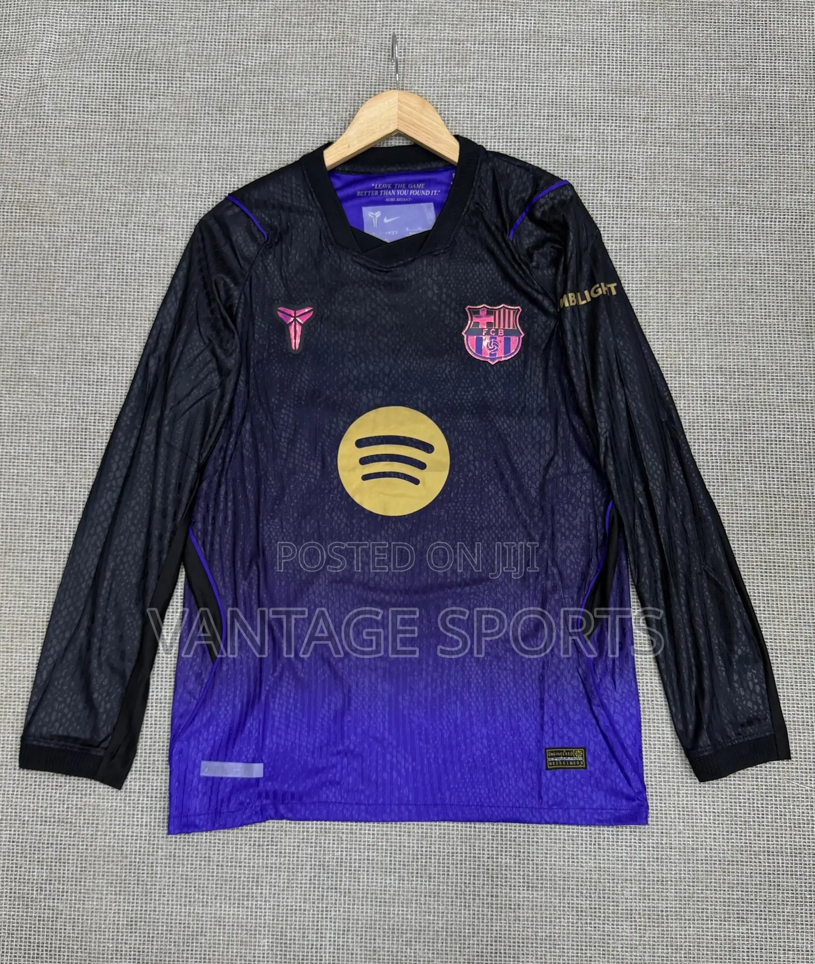 Barcelona Away Black Long Sleeve Jersey 2026/27 – Fan & Player Version