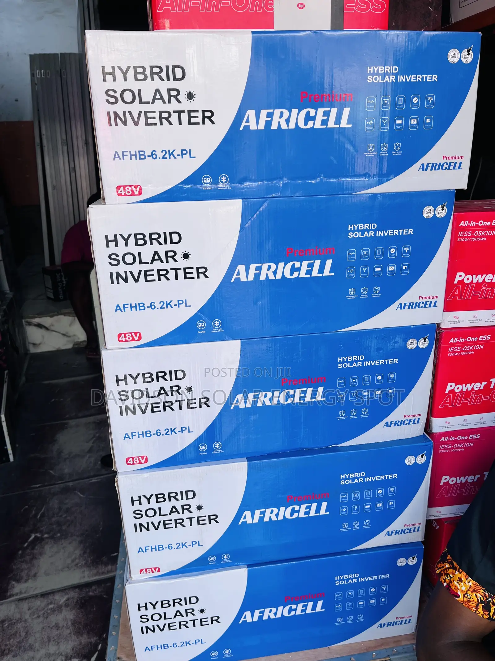 6.2kva 48v Africell Solar Inverter Hybrid