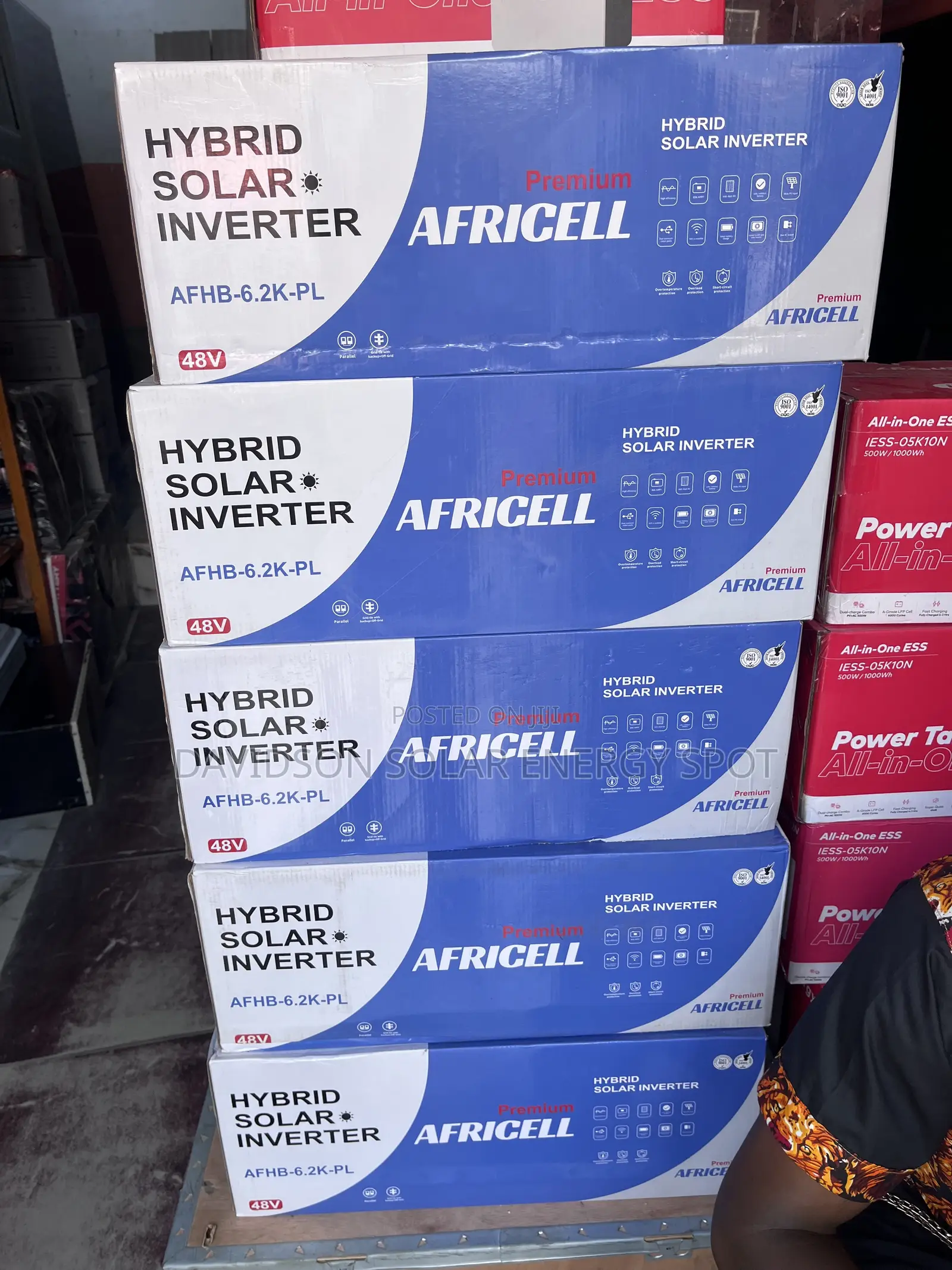 6.2kva 48v Africell Solar Inverter Hybrid