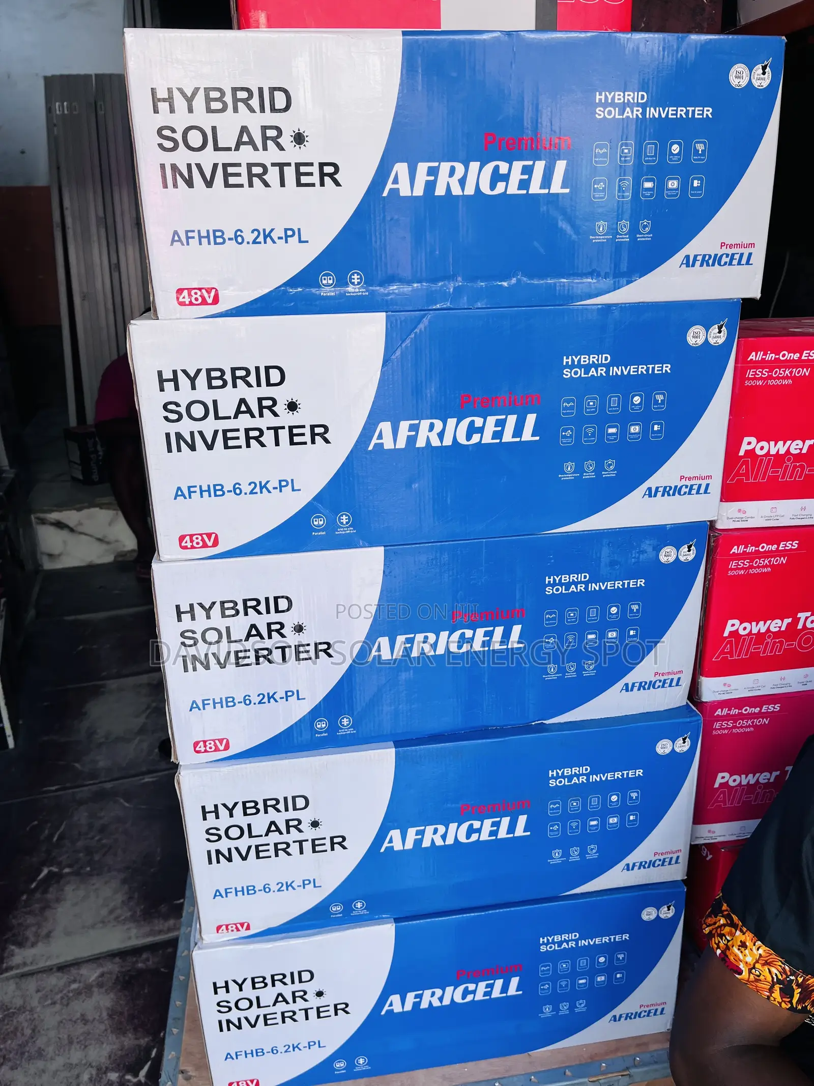 6.2kva 48v Africell Solar Inverter Hybrid