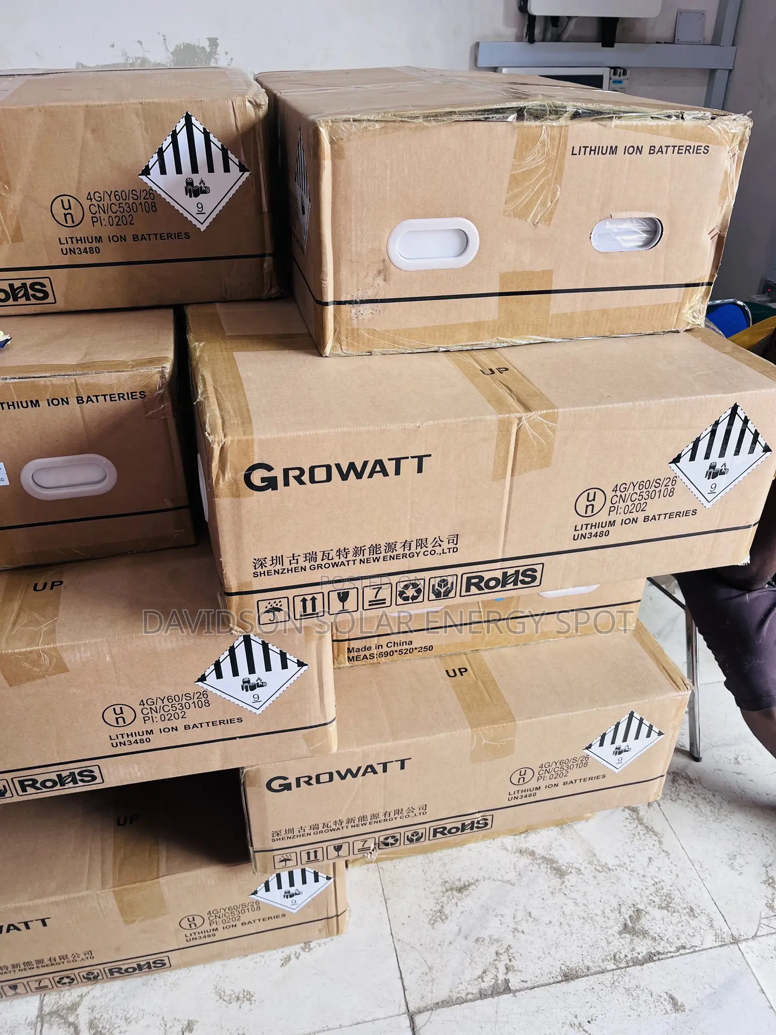 5kwh 48v Growatt Solar Lithium Ion Battery