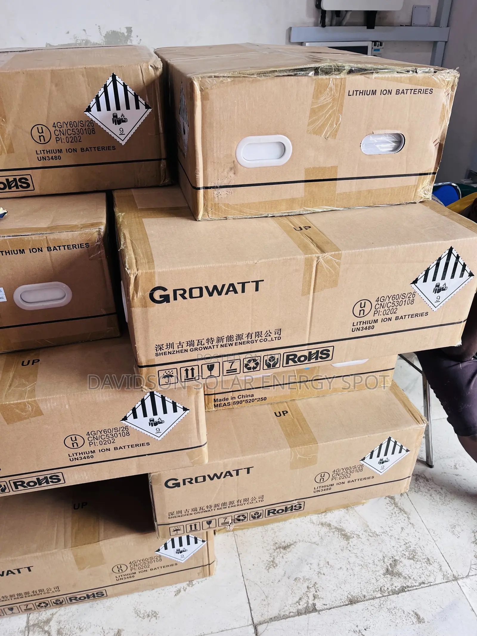 5kwh 48v Growatt Solar Lithium Ion Battery