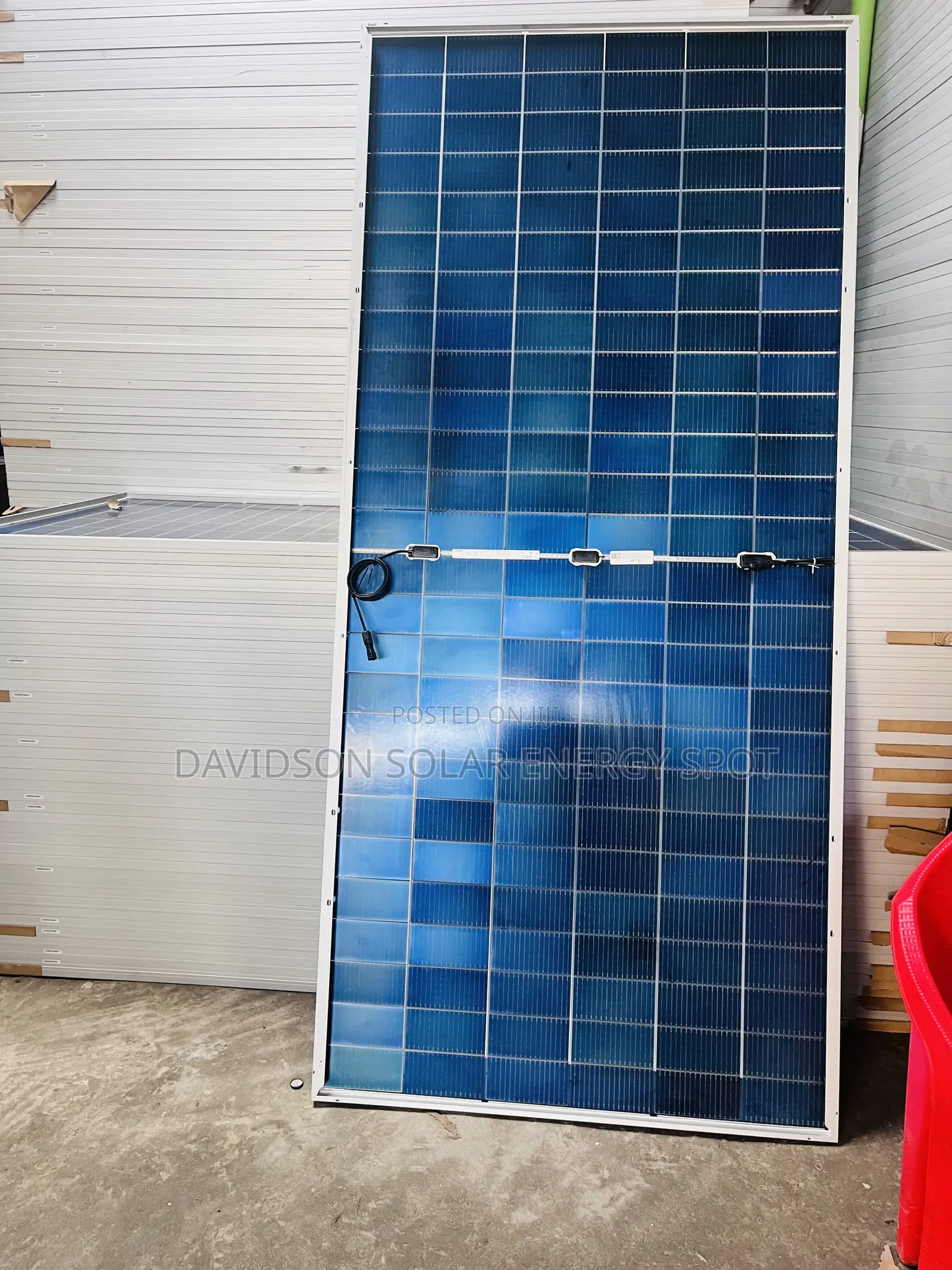 650watt Jinko Solar Panel Half Court