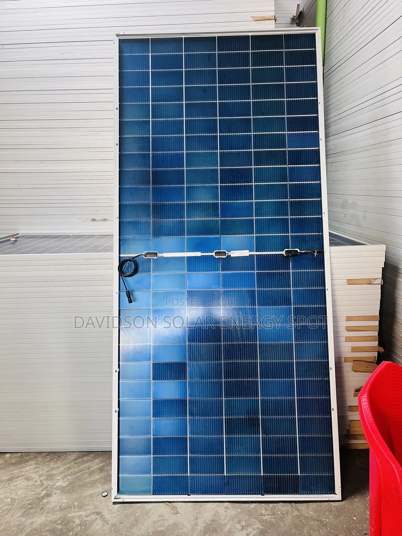 650watt Jinko Solar Panel Half Court