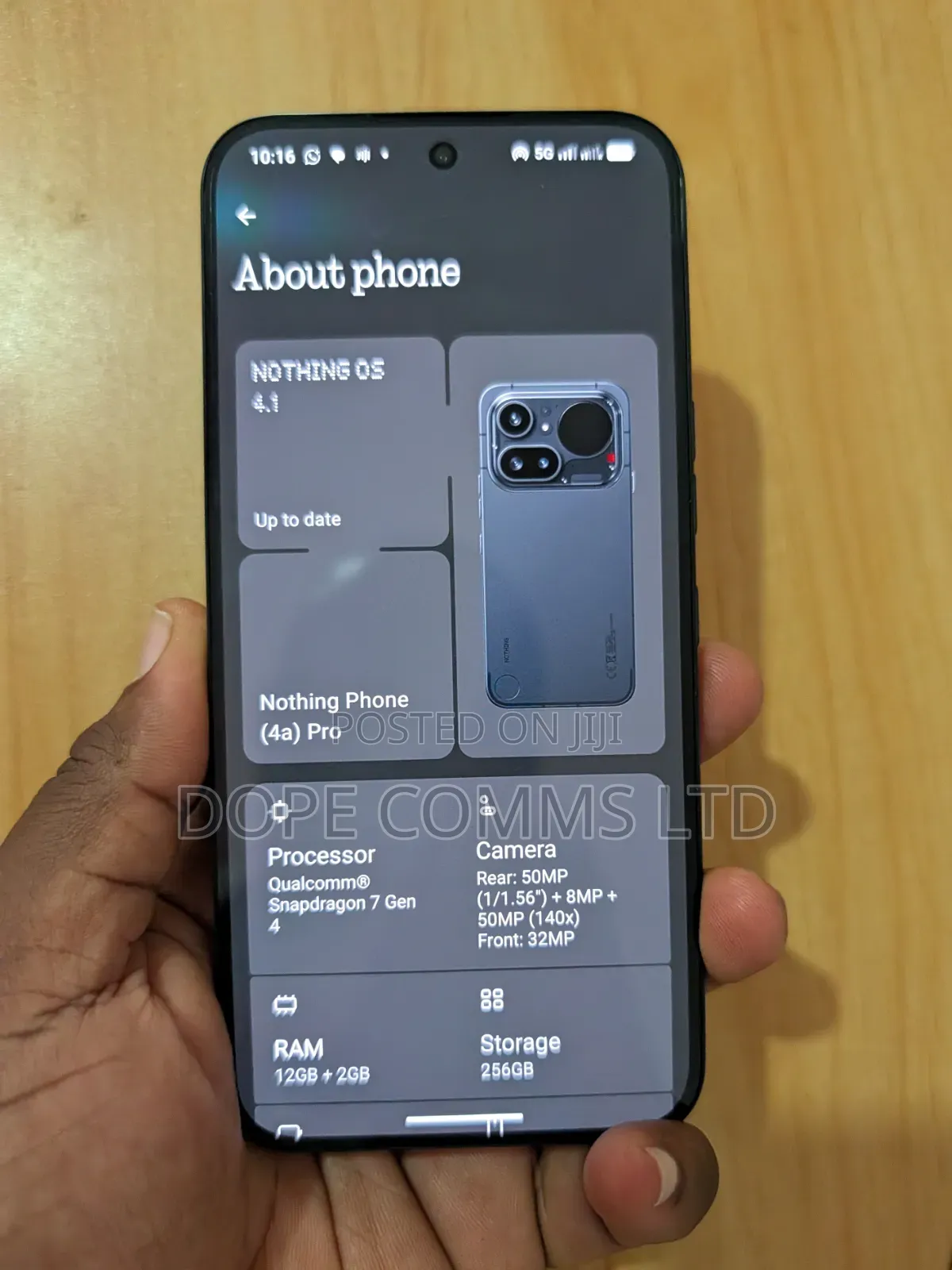Nothing Phone 4a Pro 256 GB Black