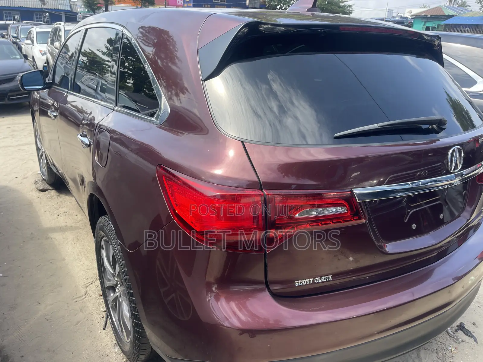 Acura MDX SH 4dr SUV AWD (3.5L 6cyl 9A) 2016 Red