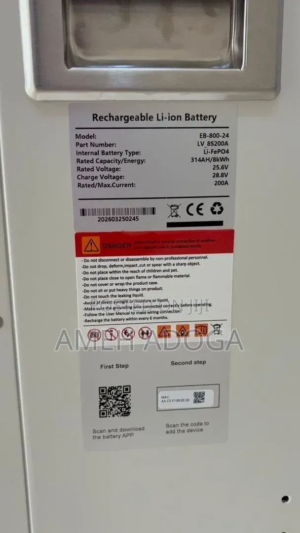 Luxsun 8KWh 24V Lithium Battery With Free Delivery