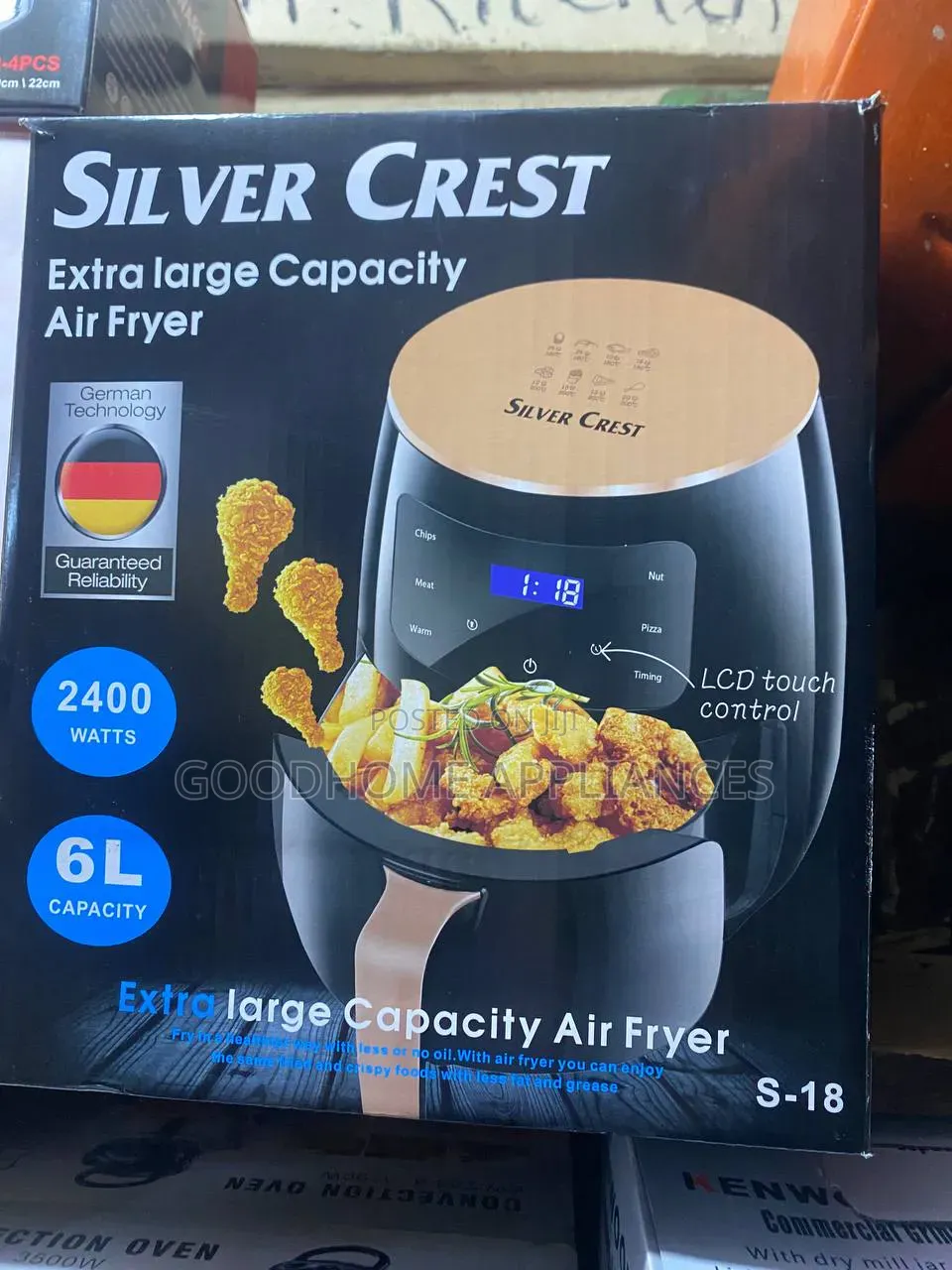 Silver Crest Digital 6l Air Fryer