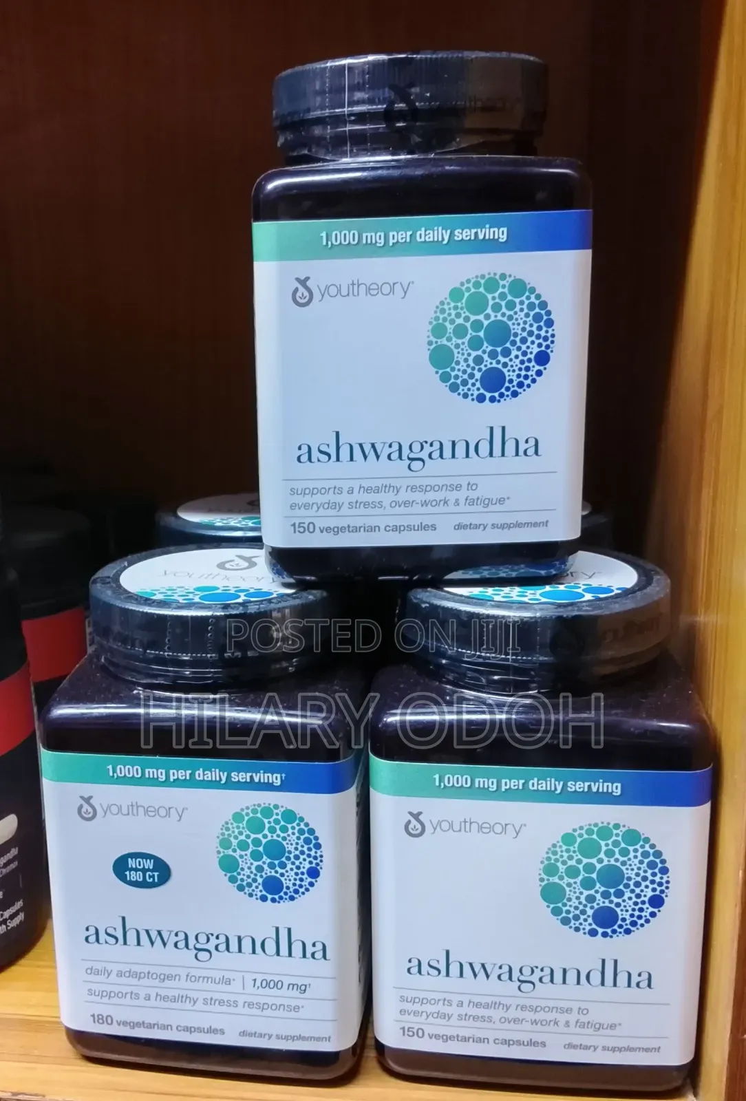 Youtheory Ashwagandha Gummies by 180 Count