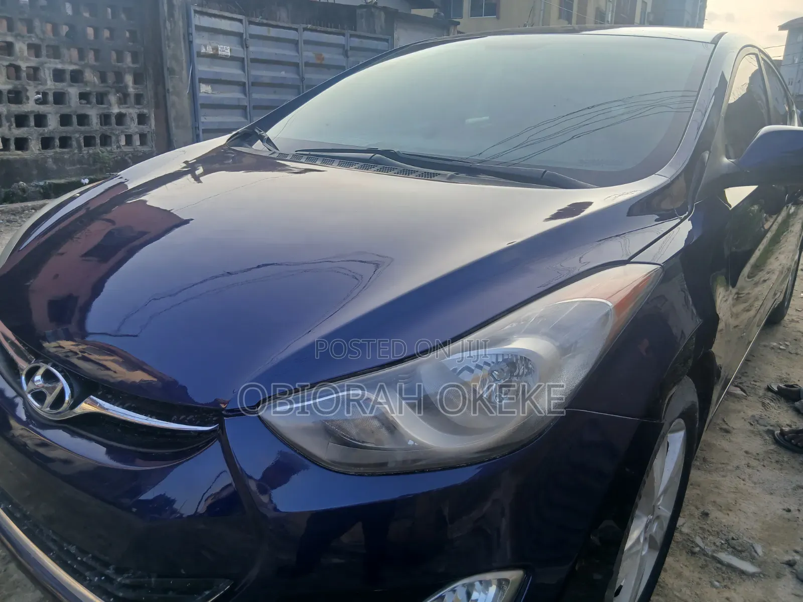 Hyundai Elantra 2012 Blue