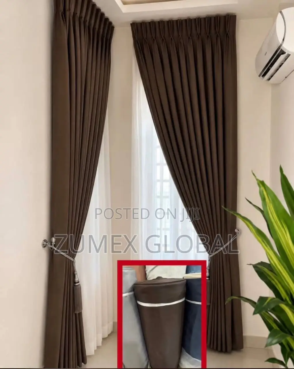 Italian Rich Chocolate Brown Curtain