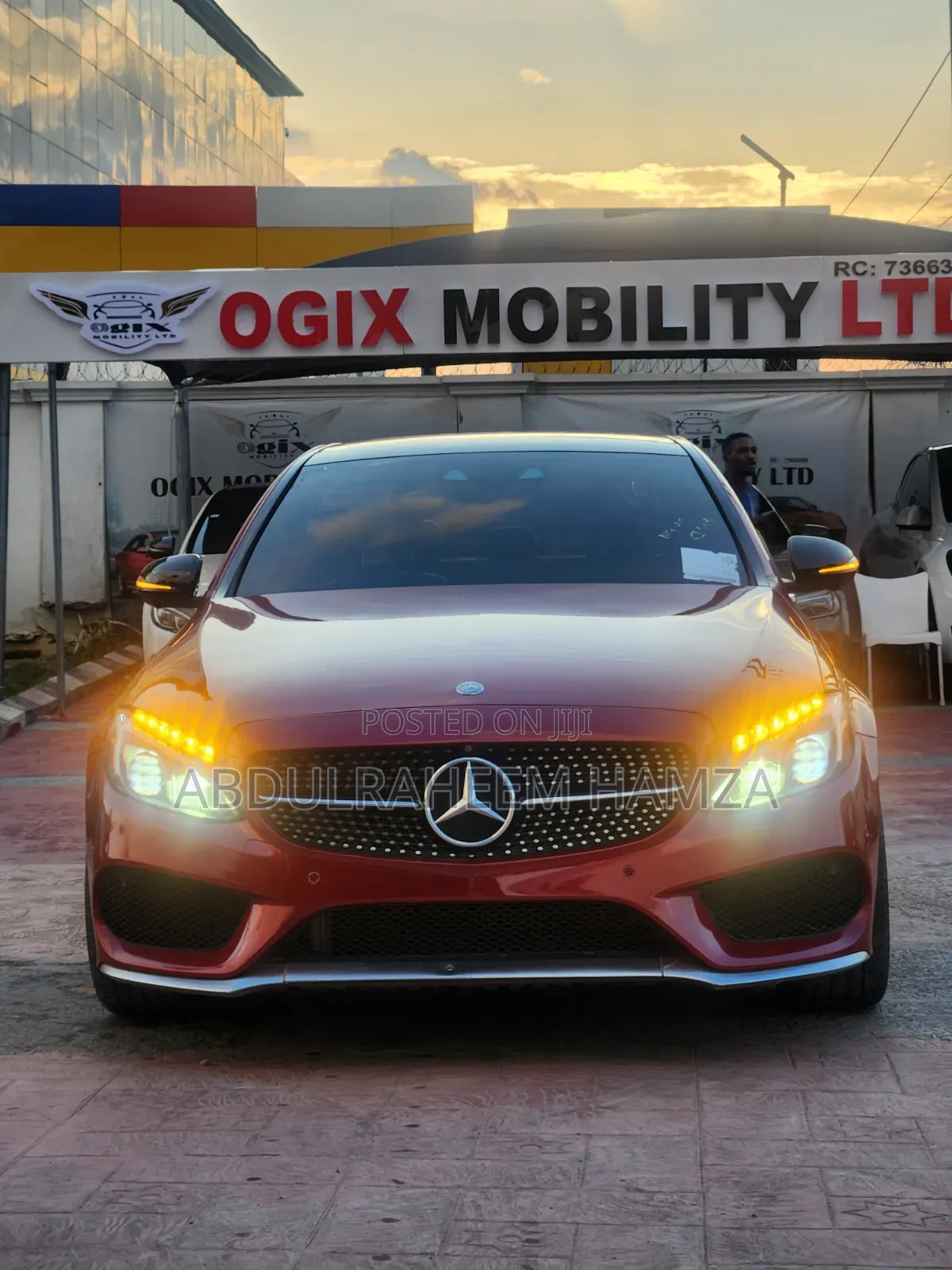 Mercedes-Benz C450 2016 Red