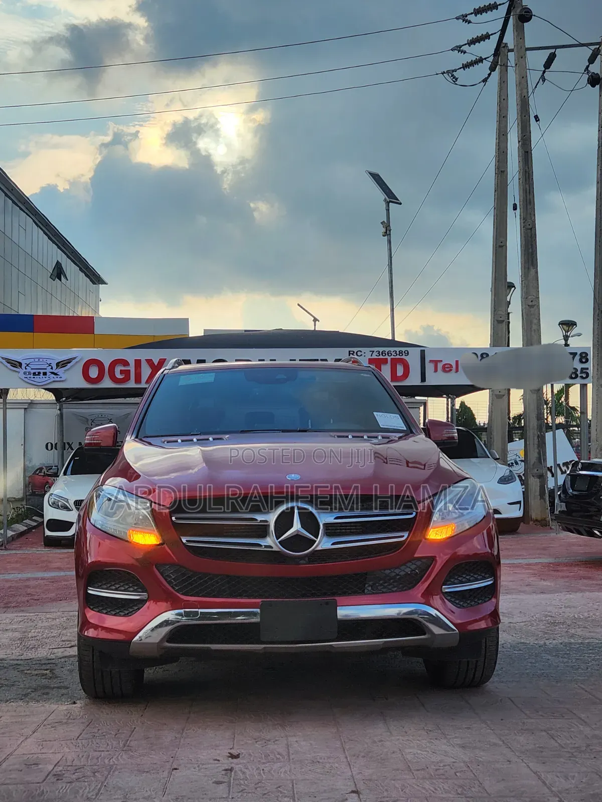 Mercedes-Benz GLE-Class 2016 Red