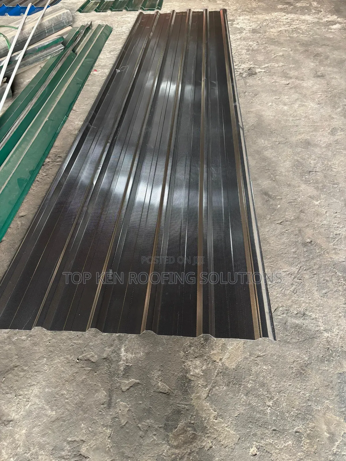 Original 0.45mm Traffice Black Longspan Aluminium Roofing Sheets