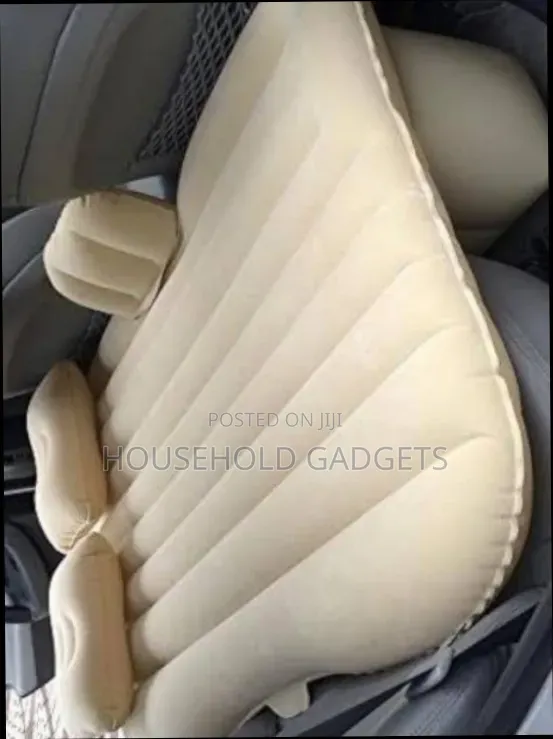 Inflatable Car Sofa With Pillows (With Automatic Pump)