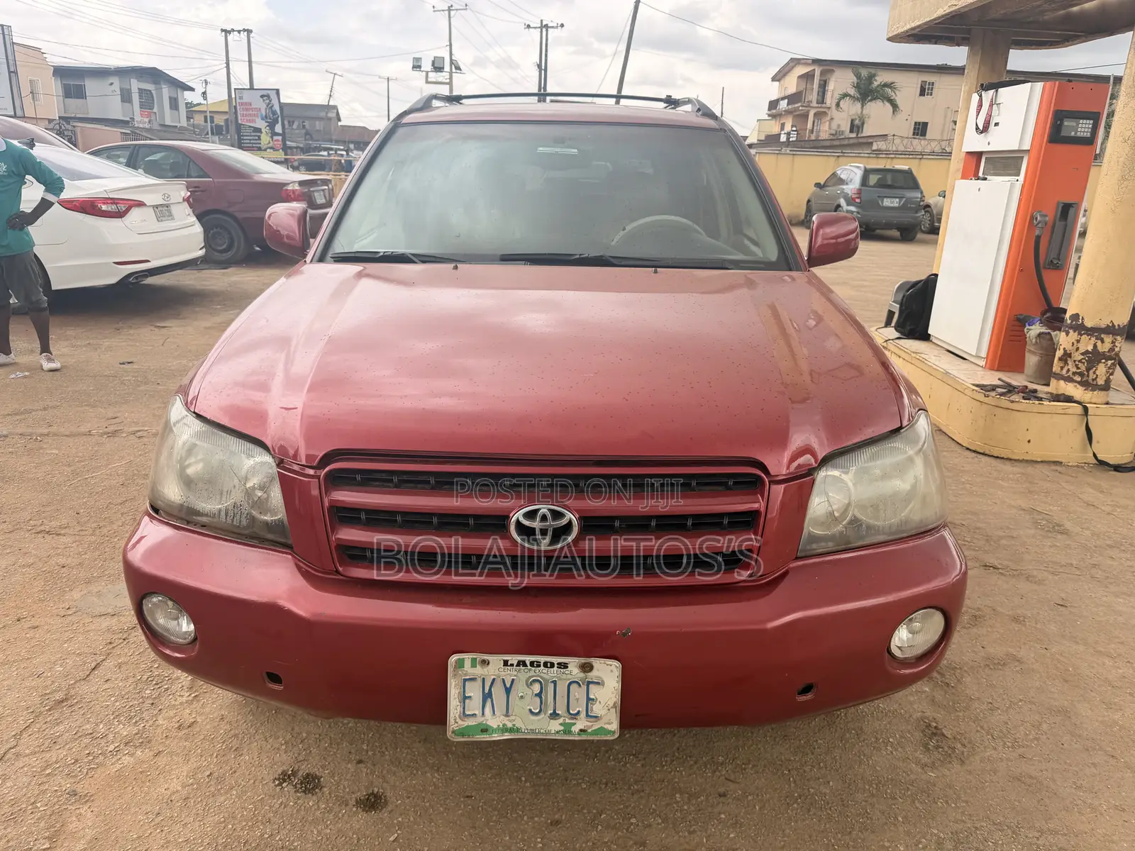 Toyota Highlander Limited V6 4x4 2004 Red