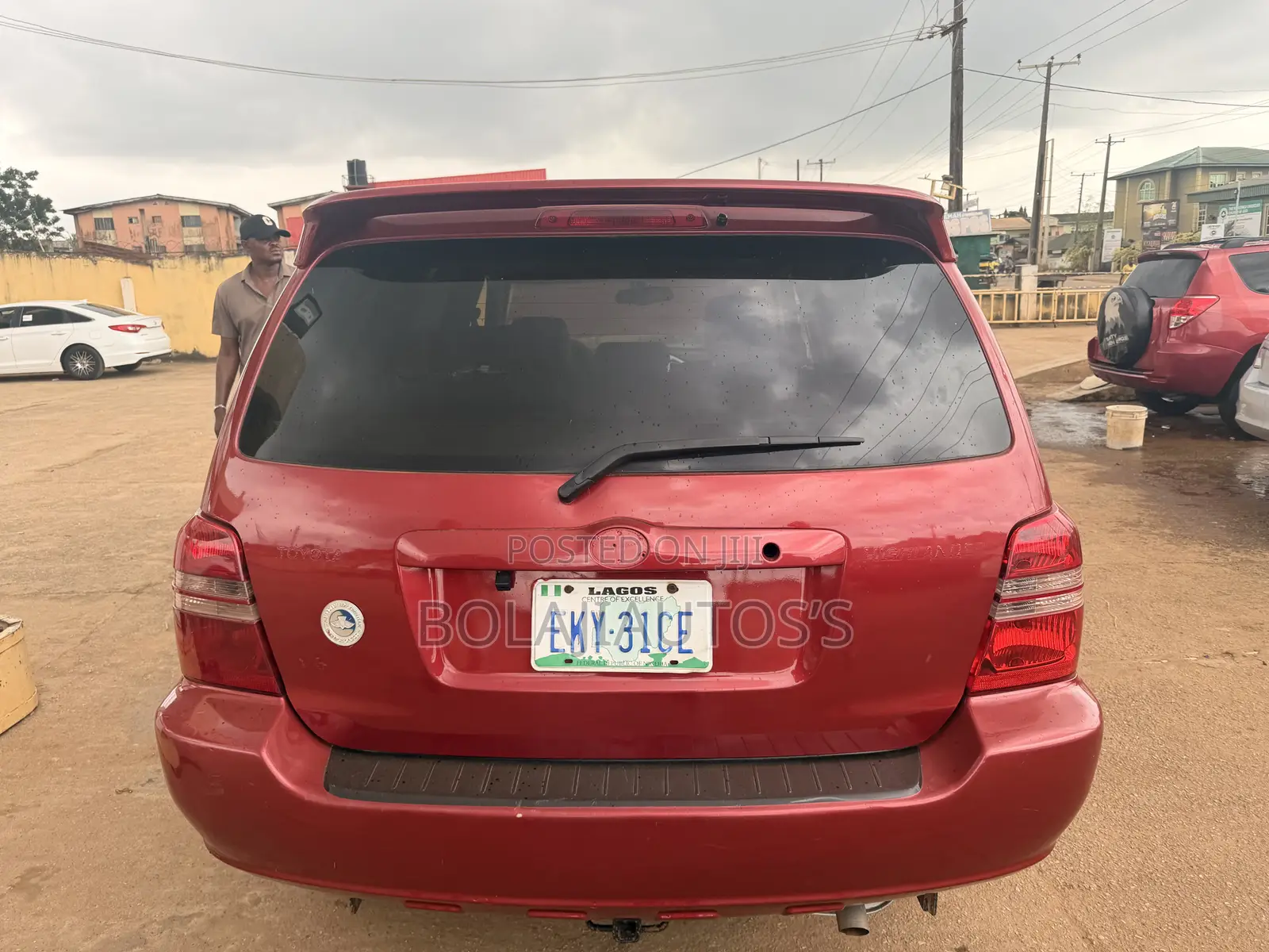 Toyota Highlander Limited V6 4x4 2004 Red