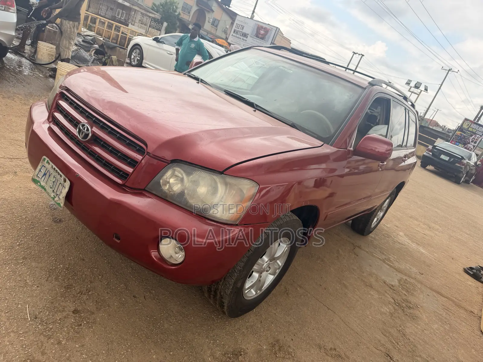 Toyota Highlander Limited V6 4x4 2004 Red